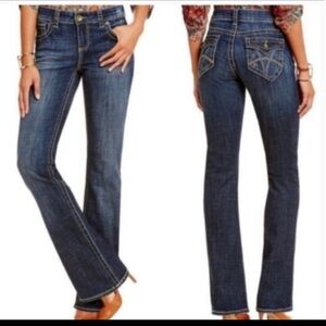 Kut from the Kloth Dark Blue Boot Cut Nathalie Jeans